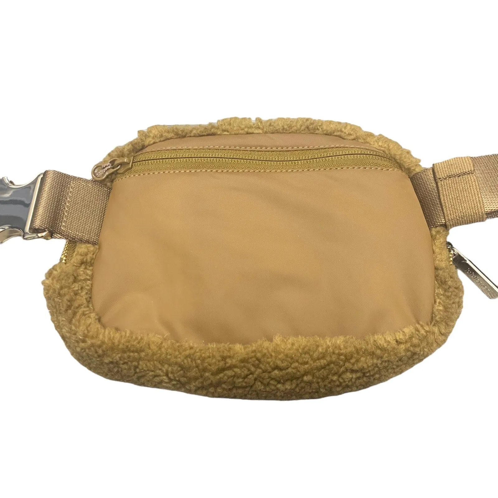 Lululemon Everywhere Belt Bag Fleece Sherpa Burnt Caramel Fanny Pack Purse