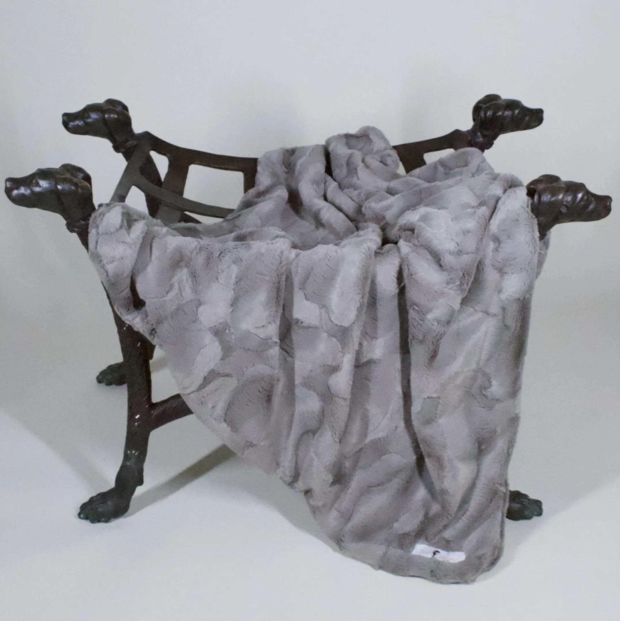 Luxe Dog Blanket - Pewter