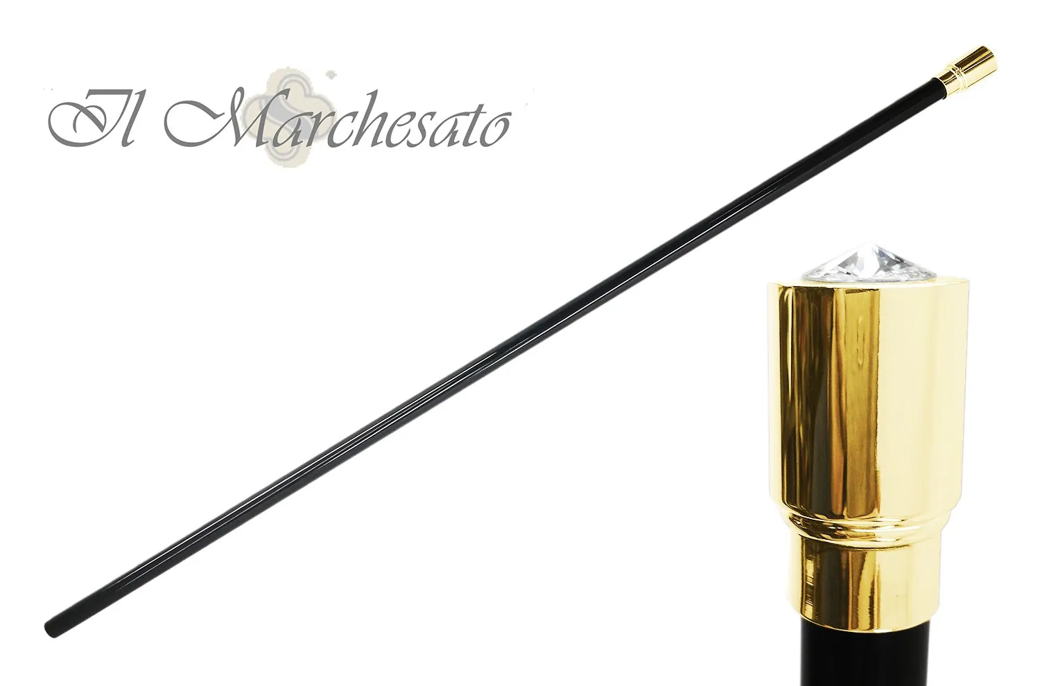 Luxurious 24K goldplated Walking Stick for Ceremonies