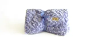 Luxurious Baby Blanket Lavender Rose Print