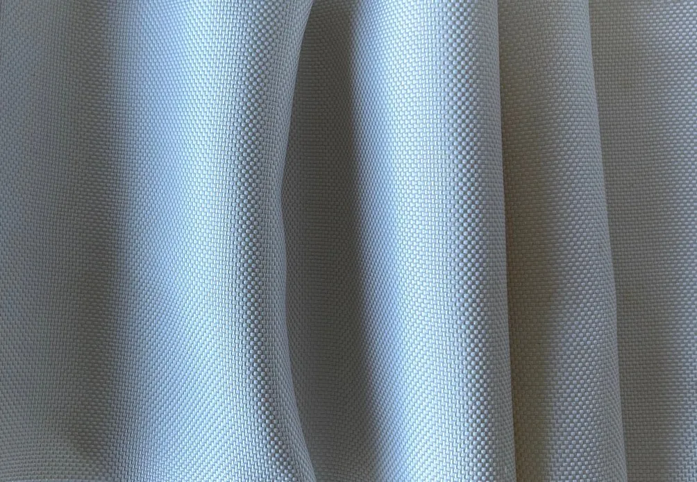 Luxurious Brilliant White Silk Canvas (Made in Italy)