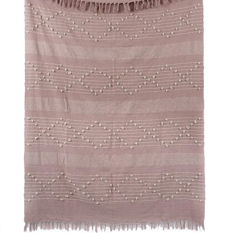 Luxurious Cotton Throw | 86 x 53 Inches
