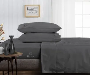 Luxurious Dark Grey Sheet Set