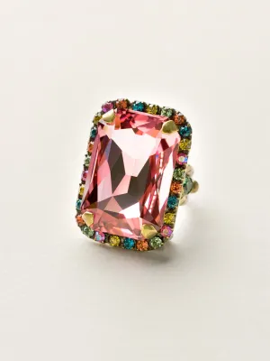 Luxurious Emerald-Cut Cocktail Ring - RBT69AGHB