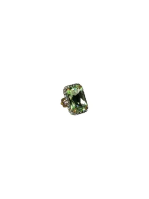 Luxurious Emerald-Cut Cocktail Ring - RBT69AGSWD