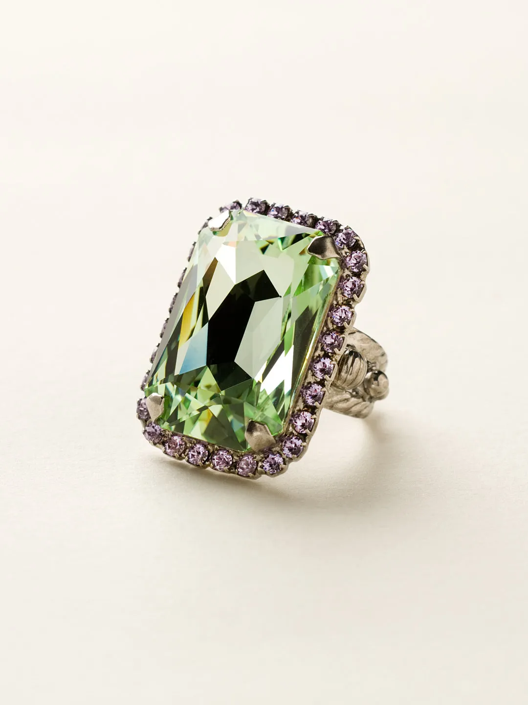 Luxurious Emerald-Cut Cocktail Ring - RBT69ASCUP