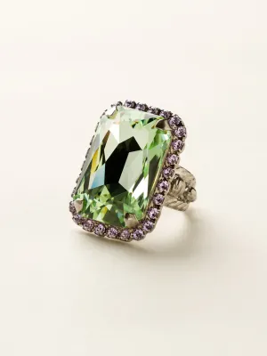Luxurious Emerald-Cut Cocktail Ring - RBT69ASCUP