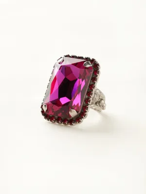 Luxurious Emerald-Cut Cocktail Ring - RBT69ASPR