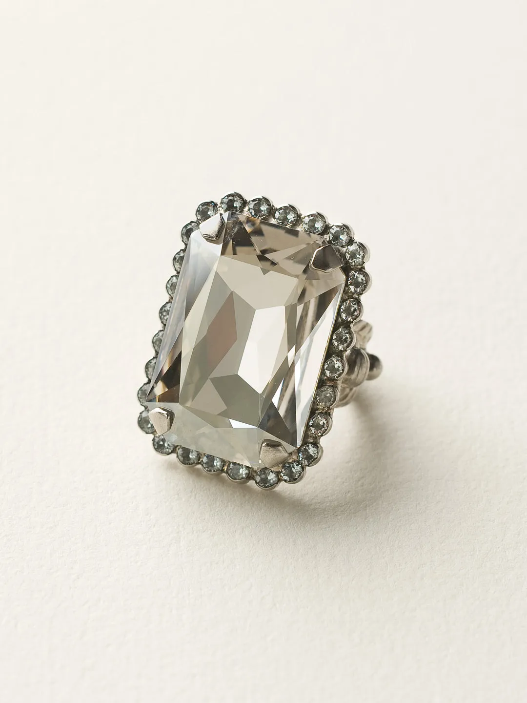 Luxurious Emerald-Cut Cocktail Ring - RBT69ASSKY