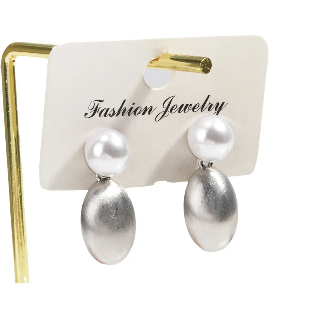 Luxurious Irregular Geometric Copper Electroplating Stud Earrings