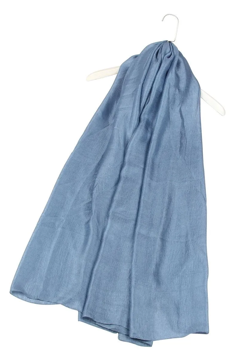 Luxurious Sheen Plain Scarf