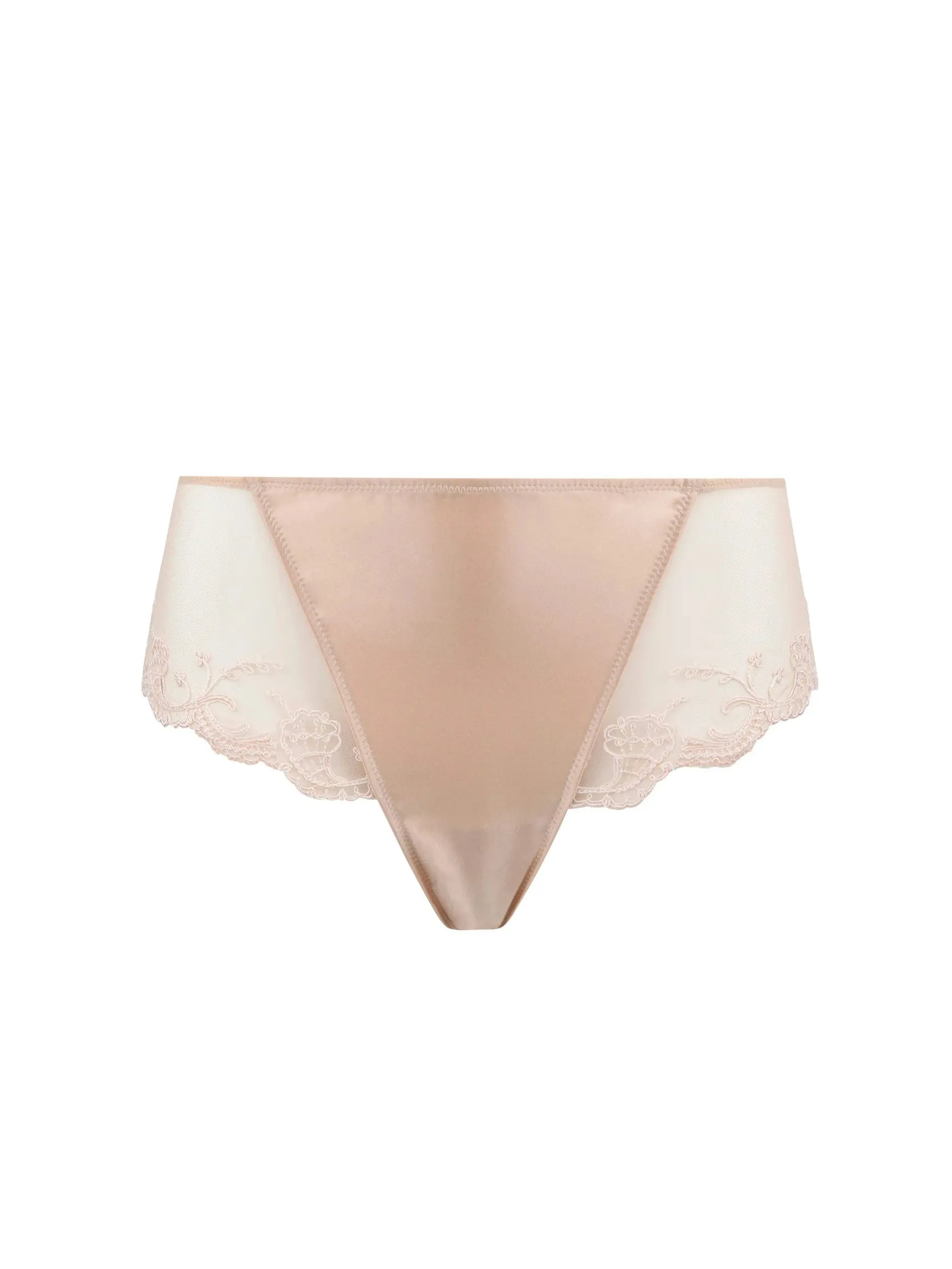 Luxurious Silk Embroidered Shorty