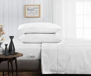 Luxurious White Sheet Set
