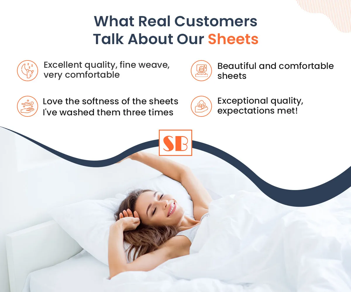 Luxurious White Sheet Set