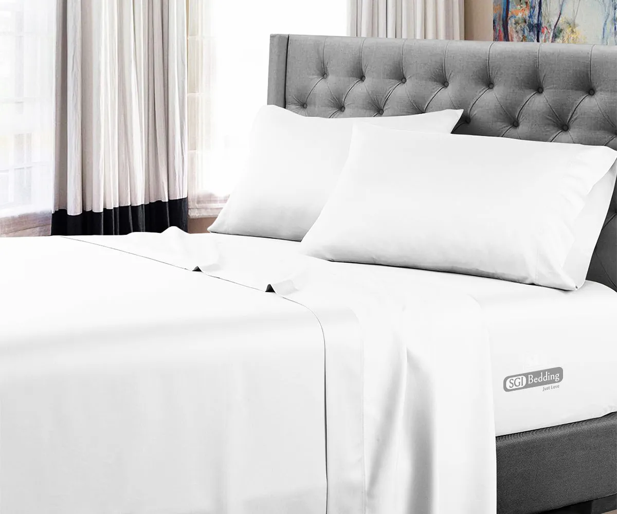 Luxurious White Sheet Set