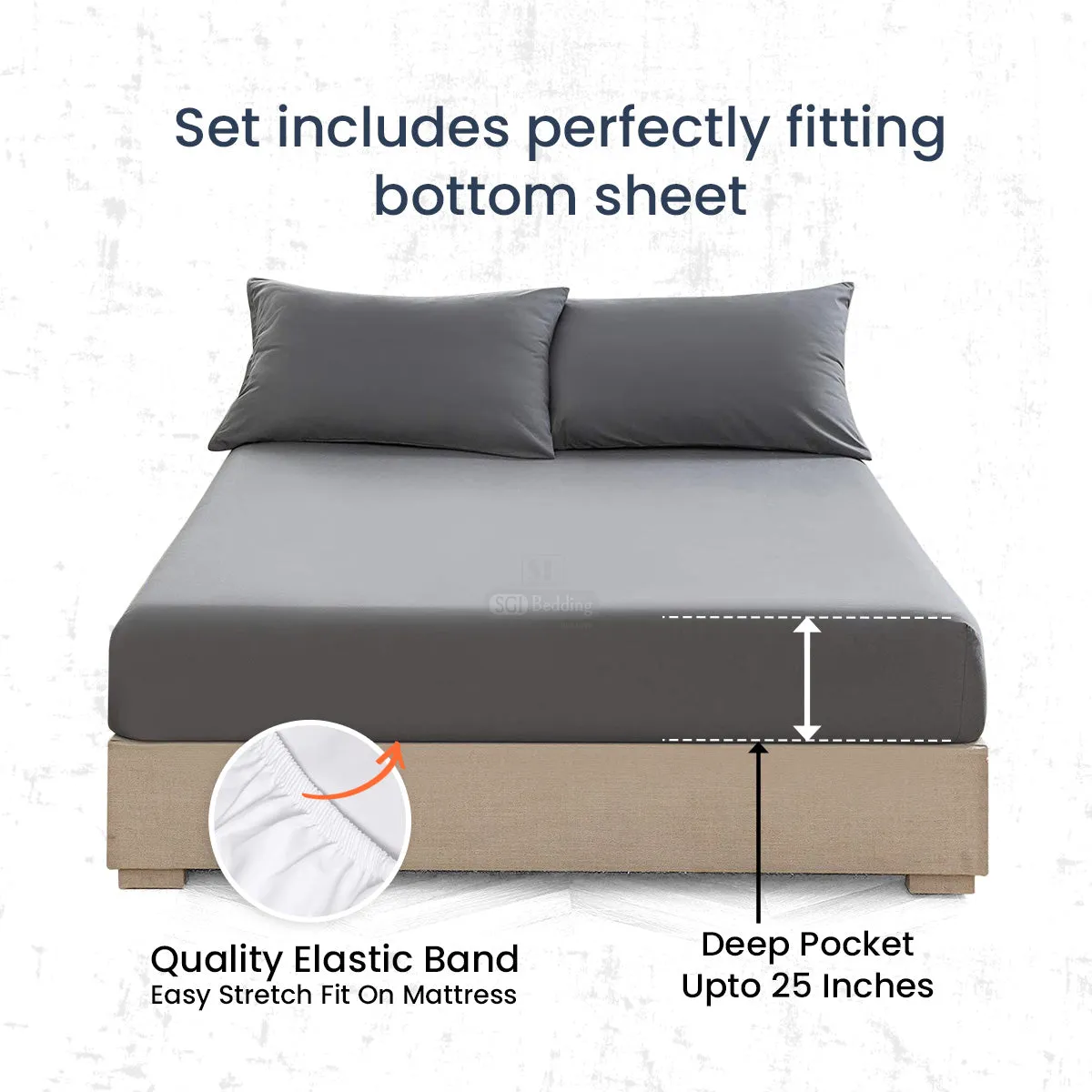 Luxurious White Sheet Set