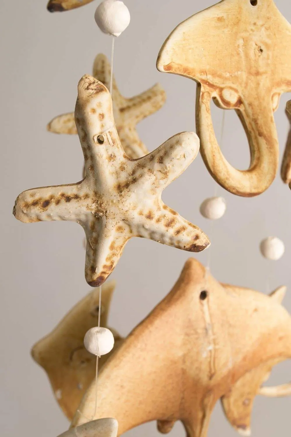 Manta Ray Sea Wind Chime - Hand Crafted Ornamental Wind Chime