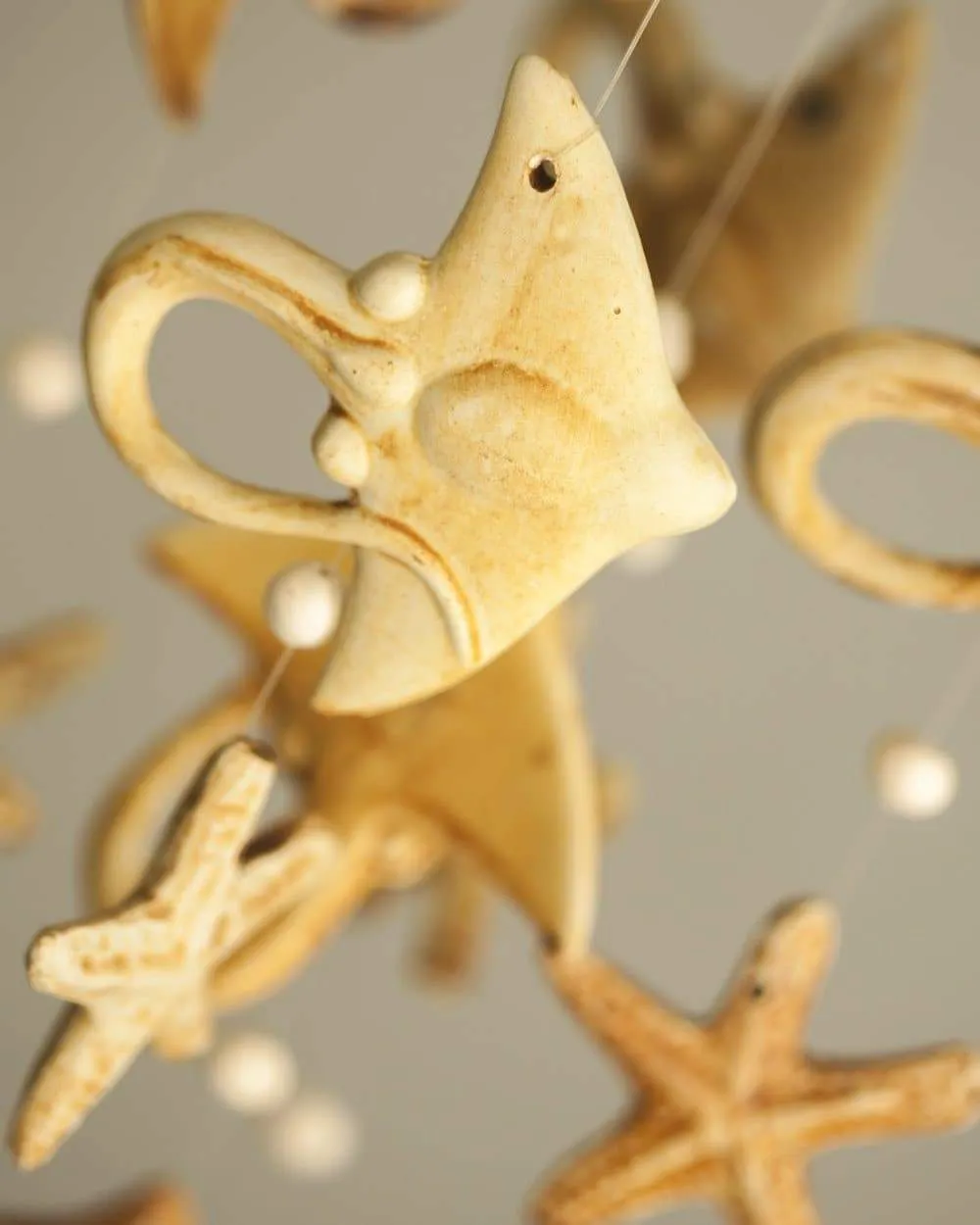 Manta Ray Sea Wind Chime - Hand Crafted Ornamental Wind Chime