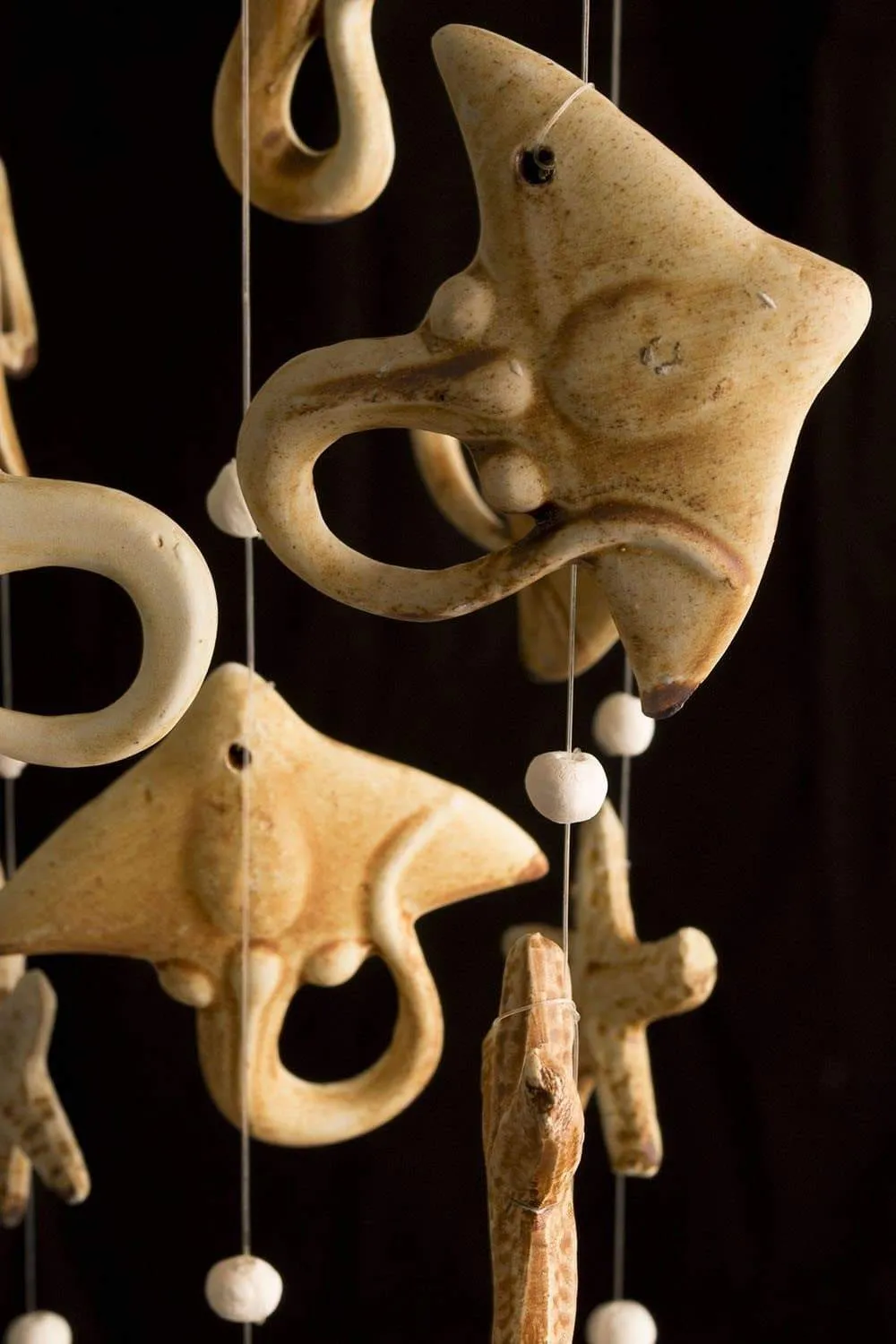 Manta Ray Sea Wind Chime - Hand Crafted Ornamental Wind Chime