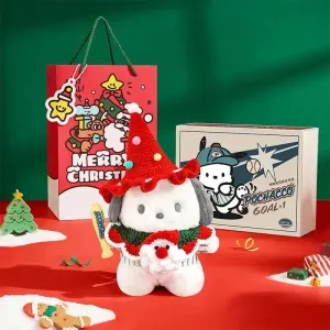 MarTUBE®︎ Sanrio Pochacco Plush Power Bank Portable Charger -Christmas Limited Edition