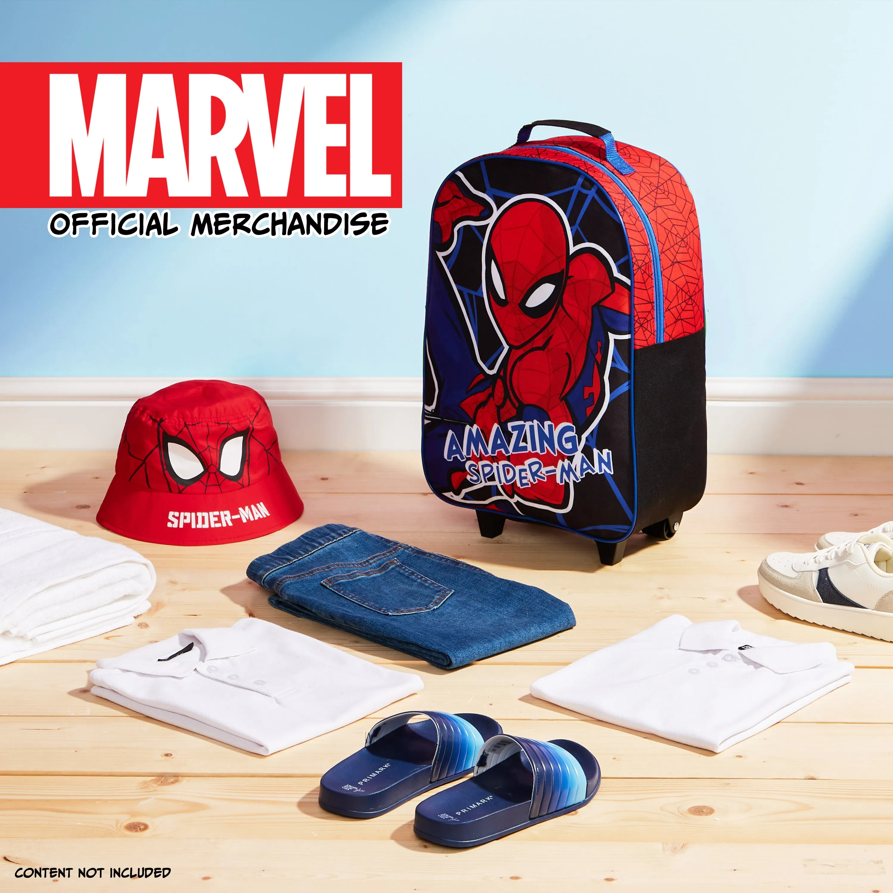 Marvel Suitcase for Boys Spiderman Carry On Avengers Travel Bag with Wheels