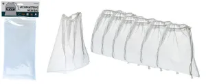Mesh Drawstring Bag For Water Metal Detecting and Mushroom Hunting 12"x18" - 6 Pack