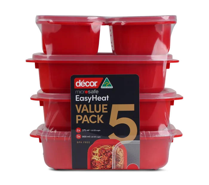 Microwavable Container, Oblong, Set
