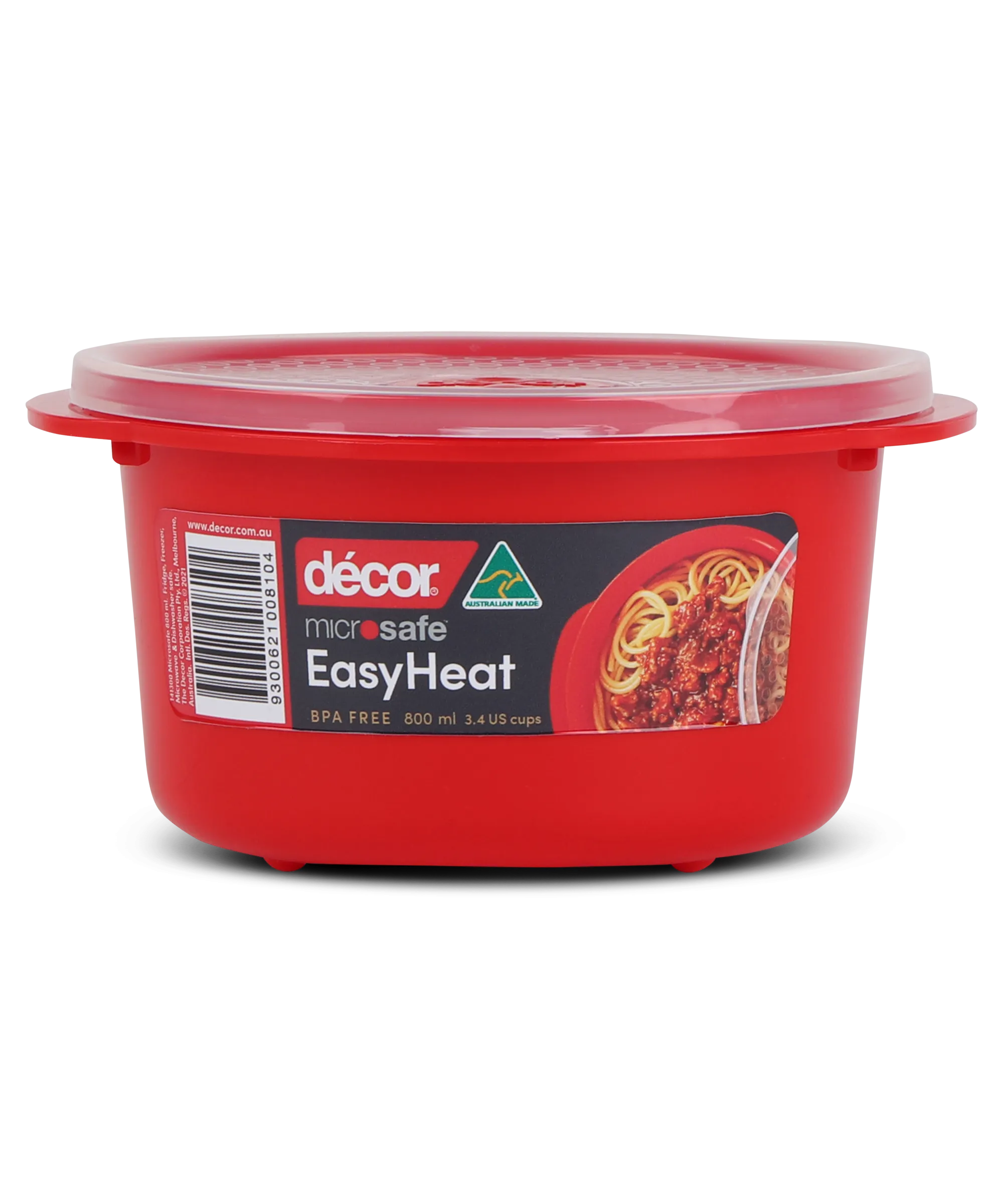 Microwavable Container, Round, 800ml