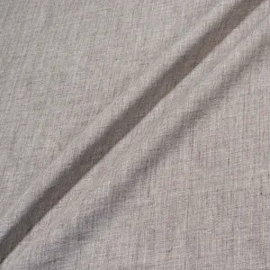 Mid Brown Woven Pure Linen (A 1.55m Piece)