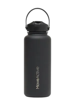 MoveActive 1L Insulated Drink Bottle - Black