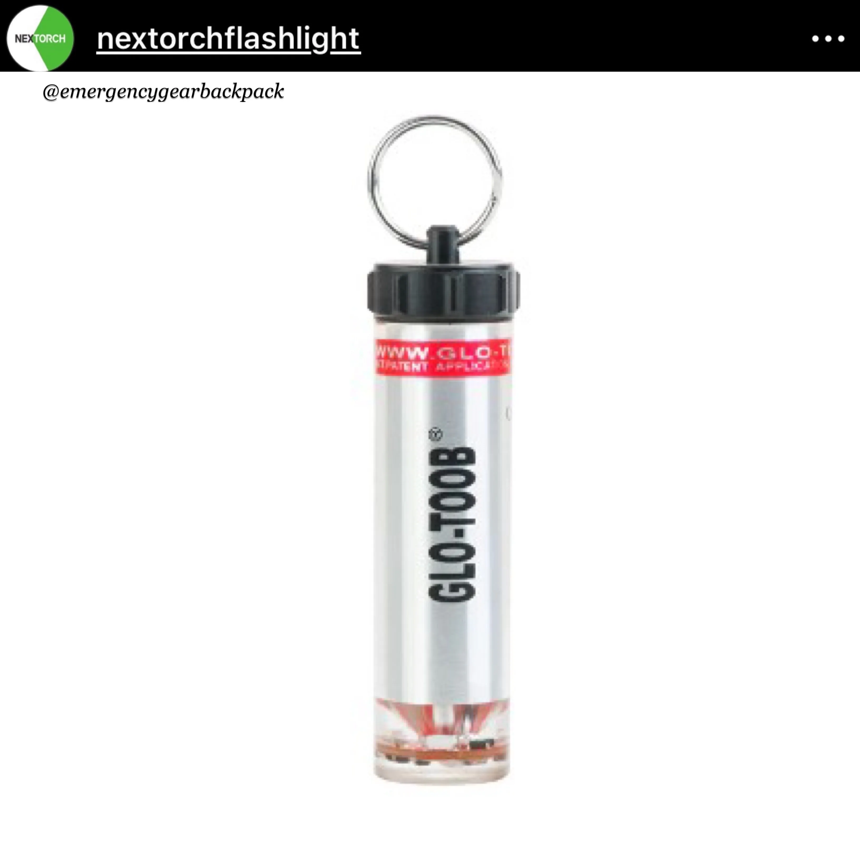 NEXTORCH Glo-Toob GT-AAA PRO Emergency Marker Light 200M Diving Depth