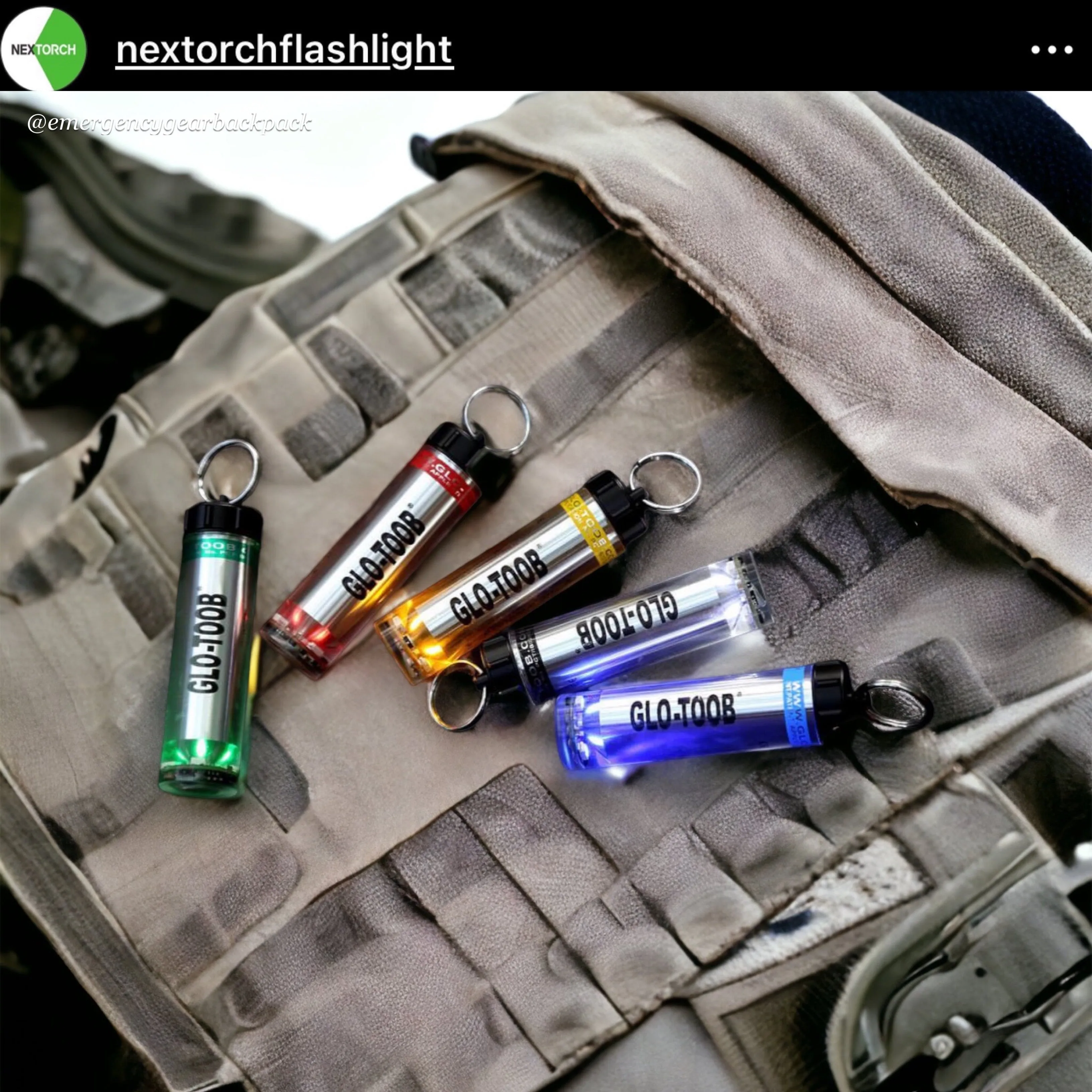 NEXTORCH Glo-Toob GT-AAA PRO Emergency Marker Light 200M Diving Depth