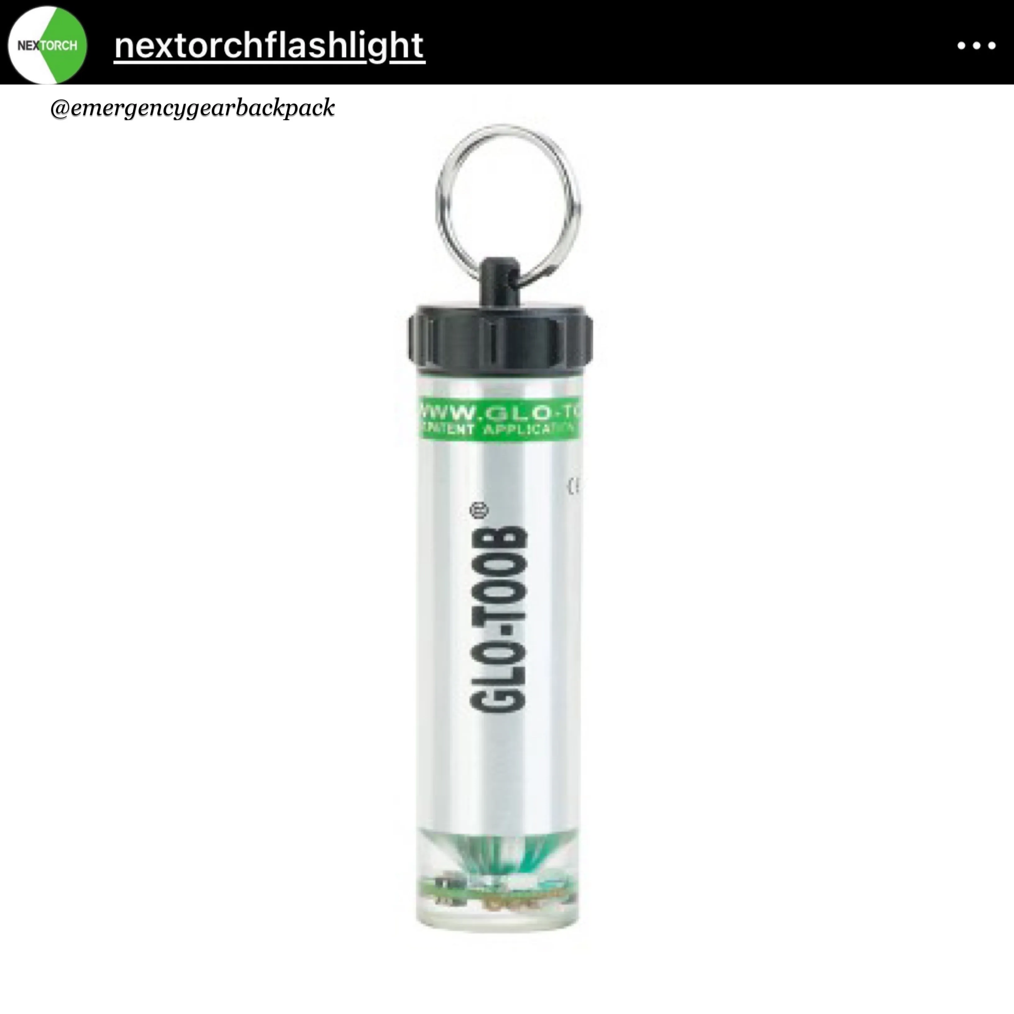 NEXTORCH Glo-Toob GT-AAA PRO Emergency Marker Light 200M Diving Depth