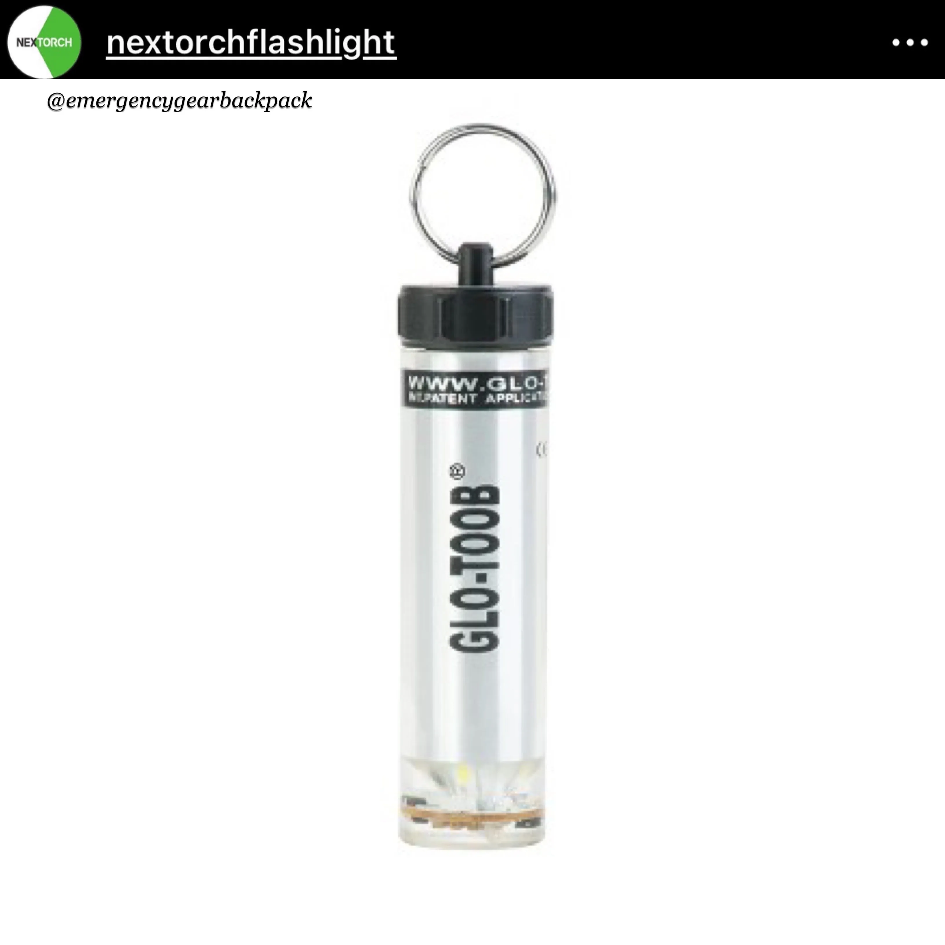 NEXTORCH Glo-Toob GT-AAA PRO Emergency Marker Light 200M Diving Depth