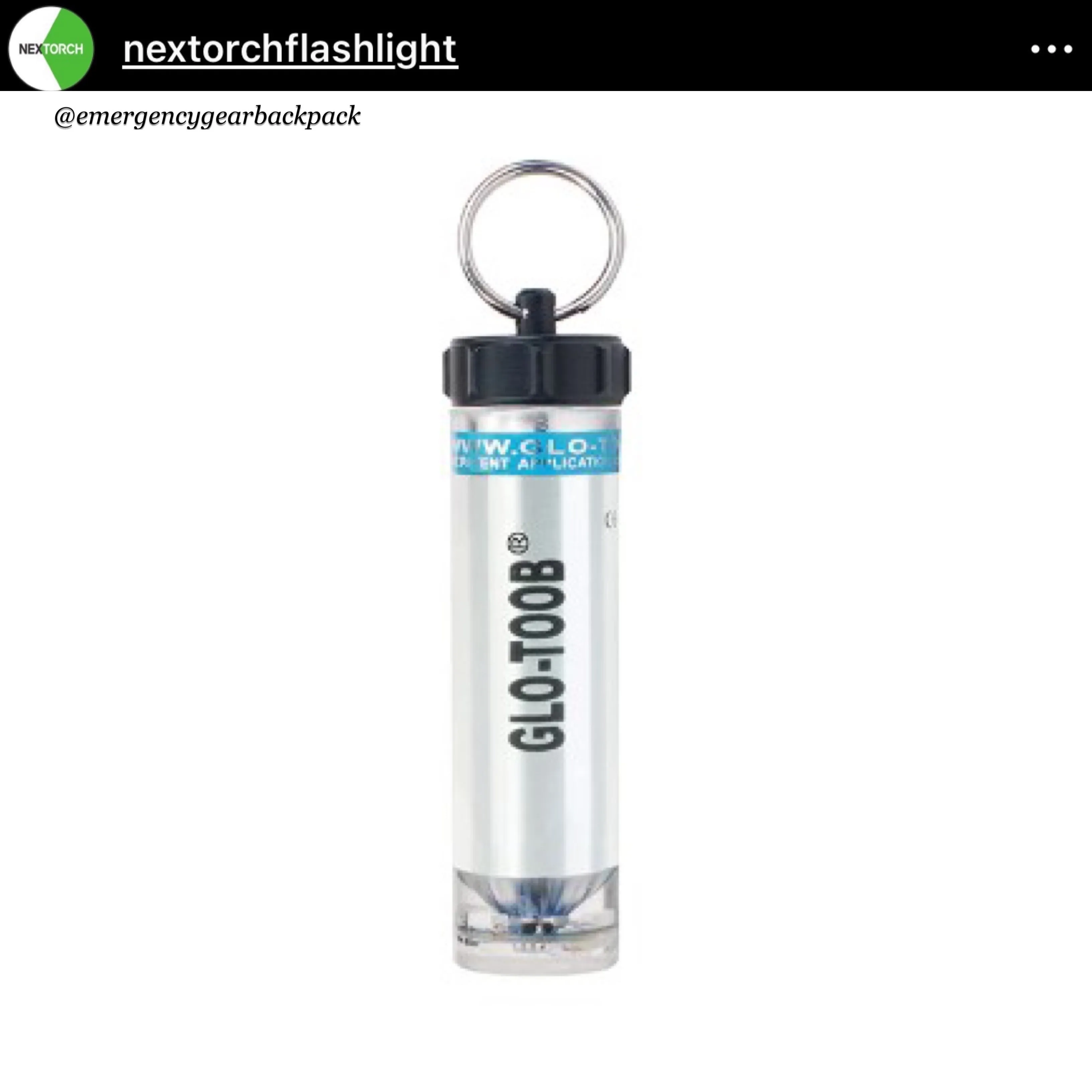 NEXTORCH Glo-Toob GT-AAA PRO Emergency Marker Light 200M Diving Depth