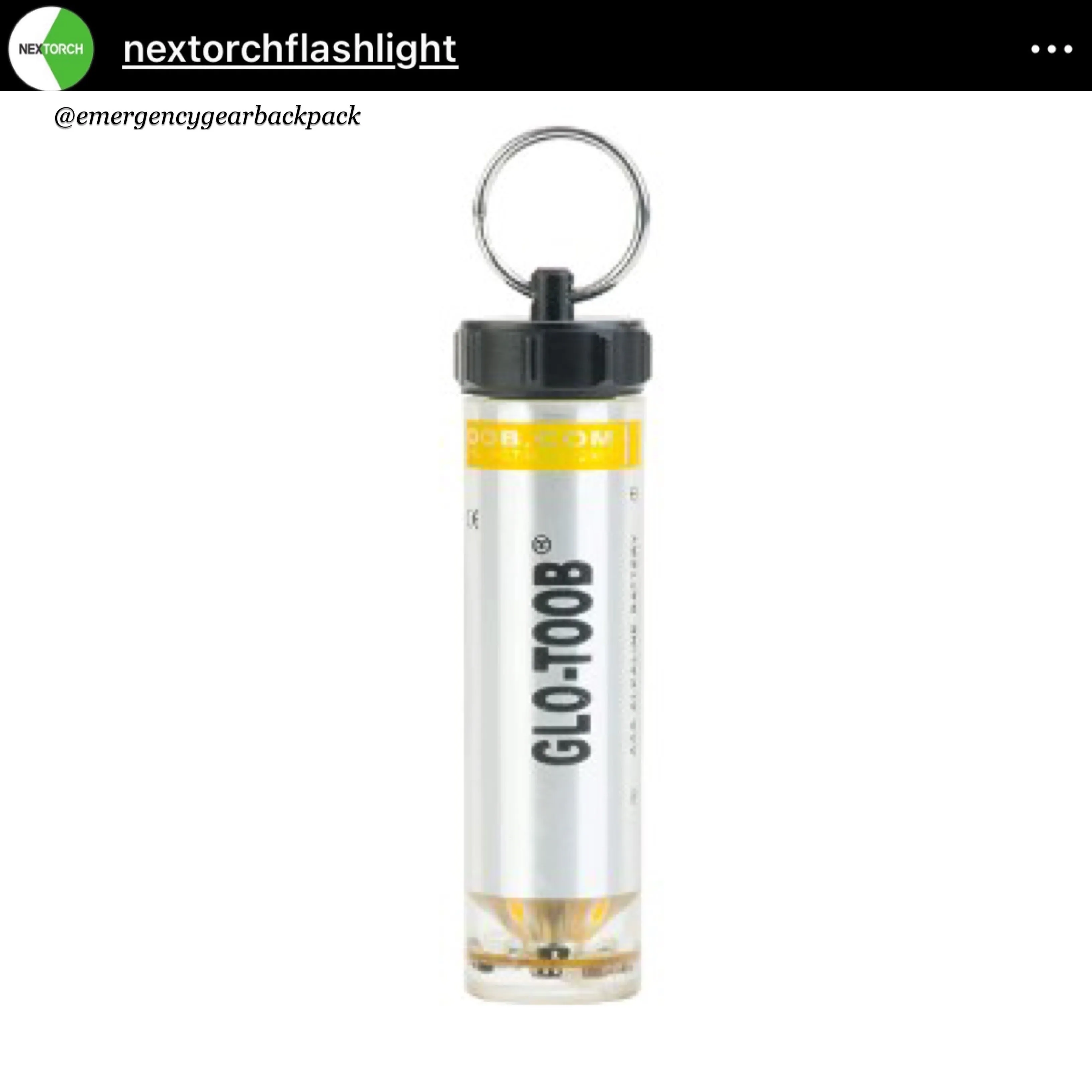 NEXTORCH Glo-Toob GT-AAA PRO Emergency Marker Light 200M Diving Depth