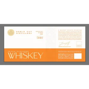 Noble Cut Distillery Peach Flavored Whiskey