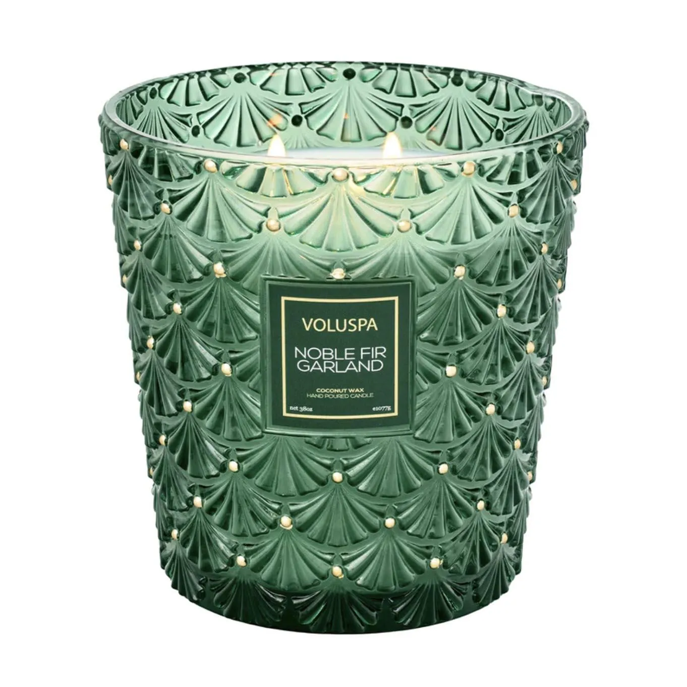 Noble Fir Garland 3 Wick Hearth Candle