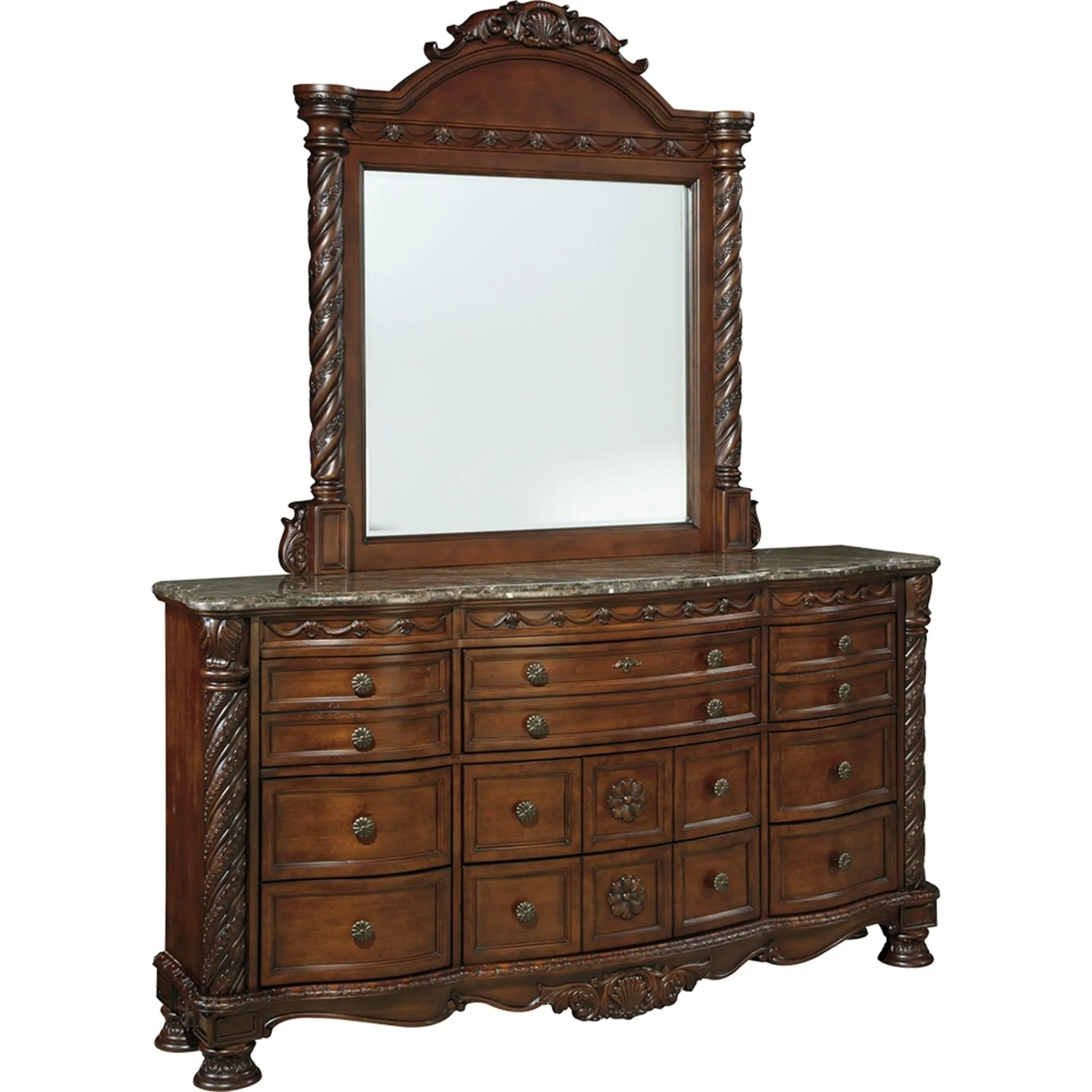 North Shore 5 Piece Queen Panel Bedroom