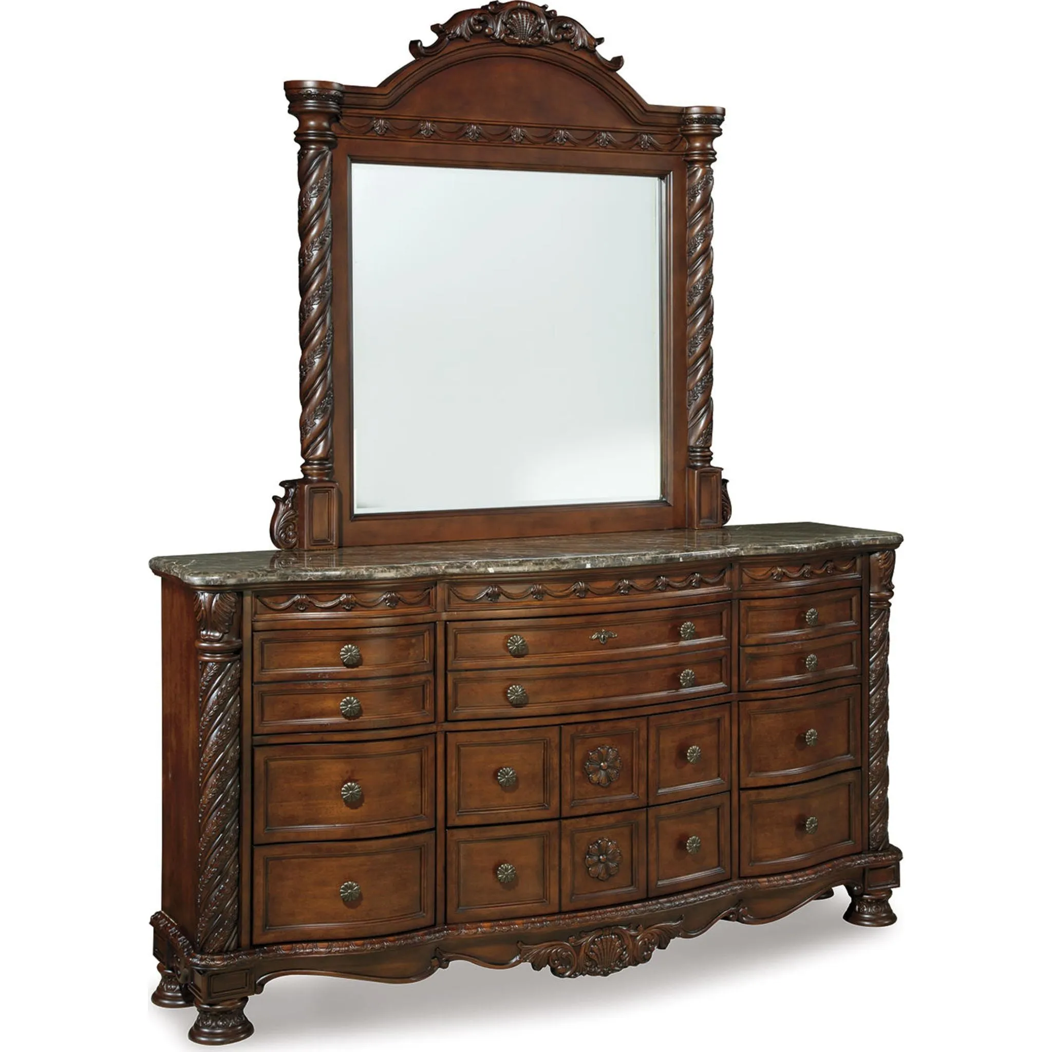 North Shore 5 Piece Queen Panel Bedroom