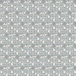 Nouveau - R651066D-Cream - Flower Maze