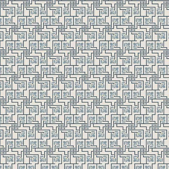 Nouveau - R651066D-Cream - Flower Maze