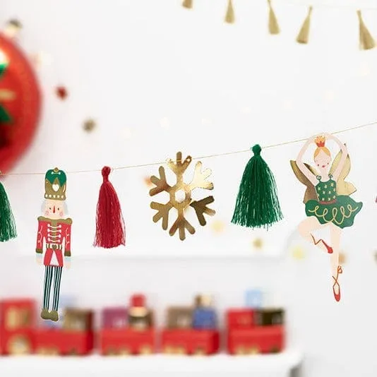 Nutcracker Christmas Garland - 2m