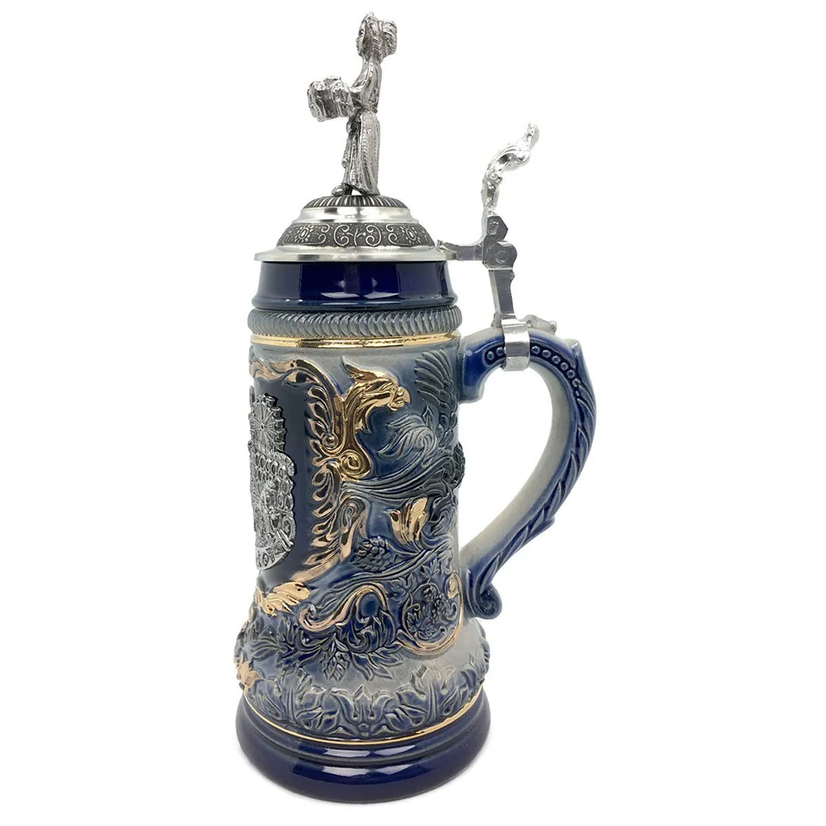 Oktoberfest Bierwagen Zoller & Born .9L German Beer Stein