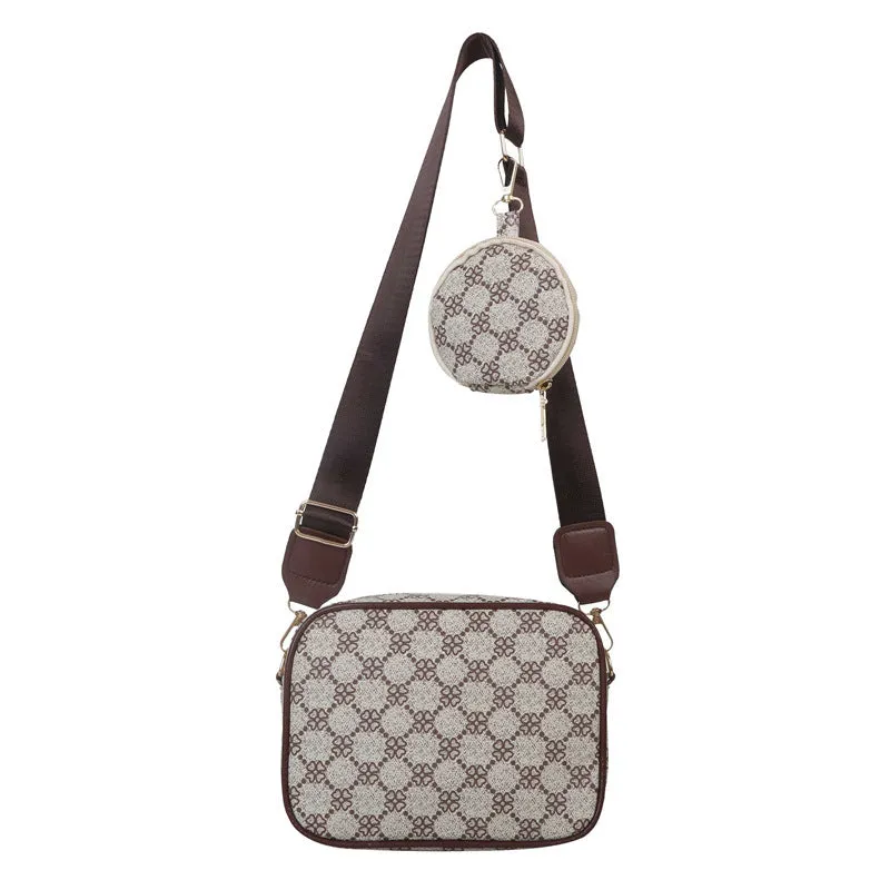 One-shoulder Crossbody Square Pouch Women's Bag