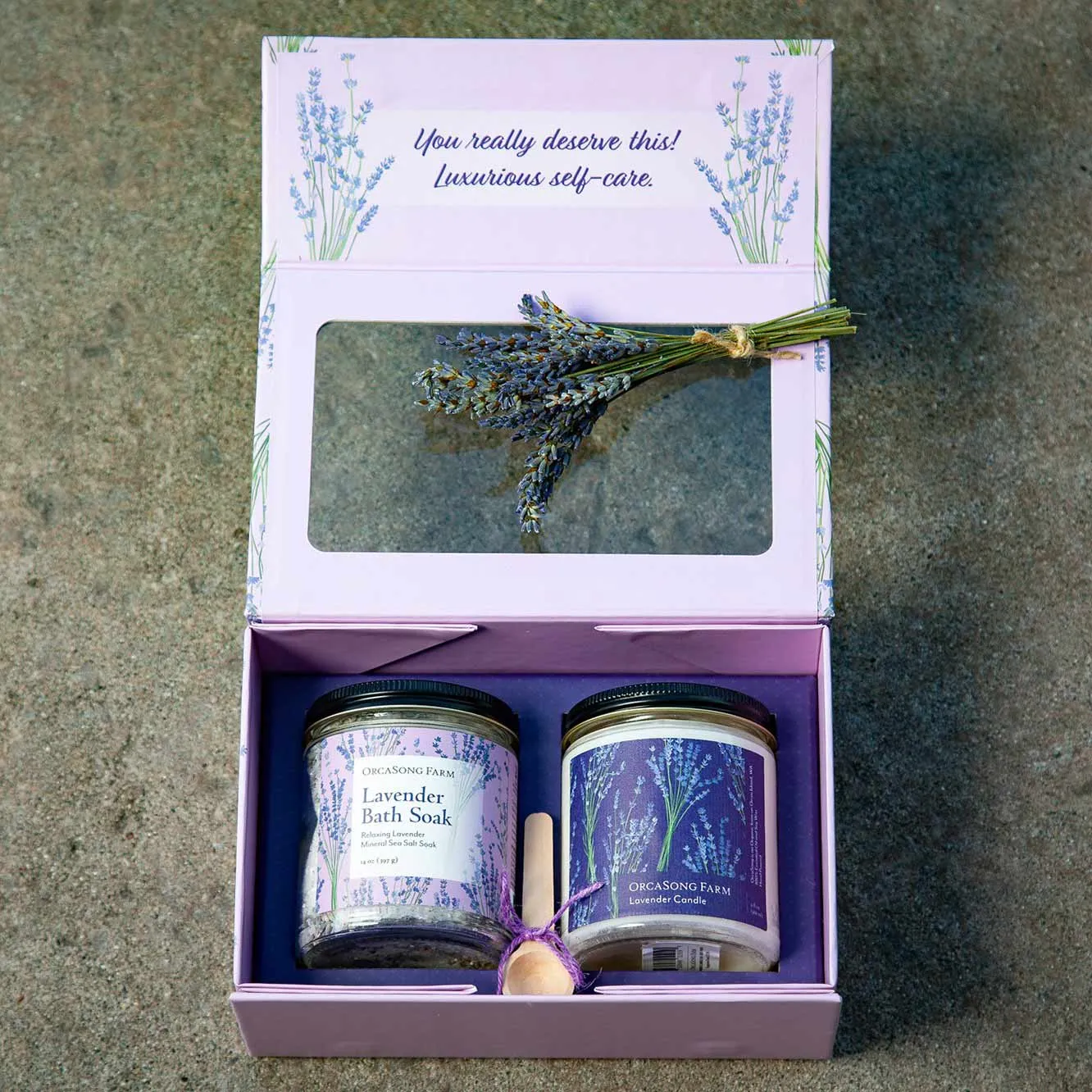 OrcaSong Farm - Luxurious Lavender Relaxation Spa Box
