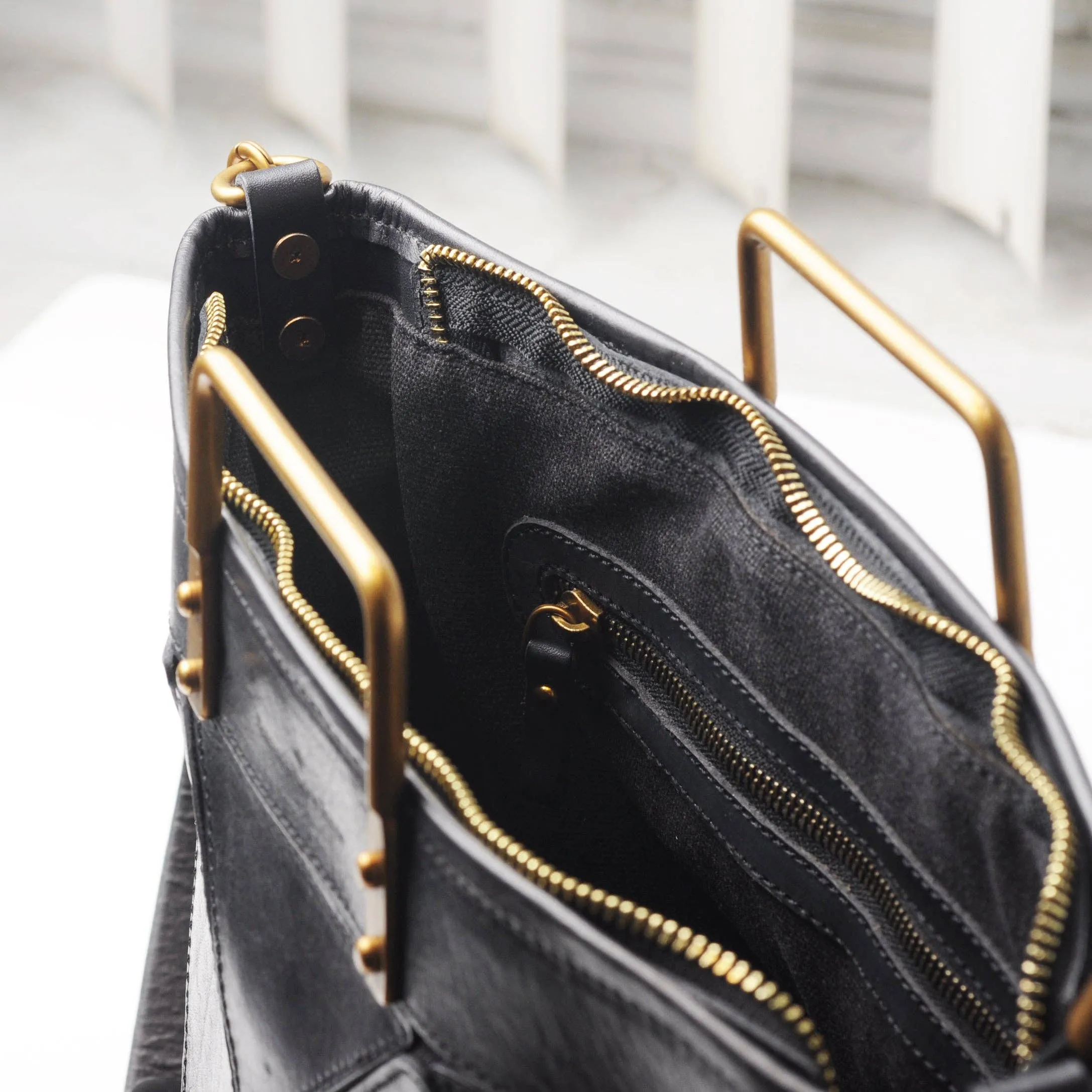 Origami Large Tote  Black