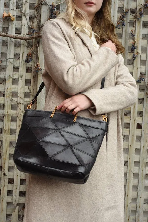 Origami Large Tote  Black