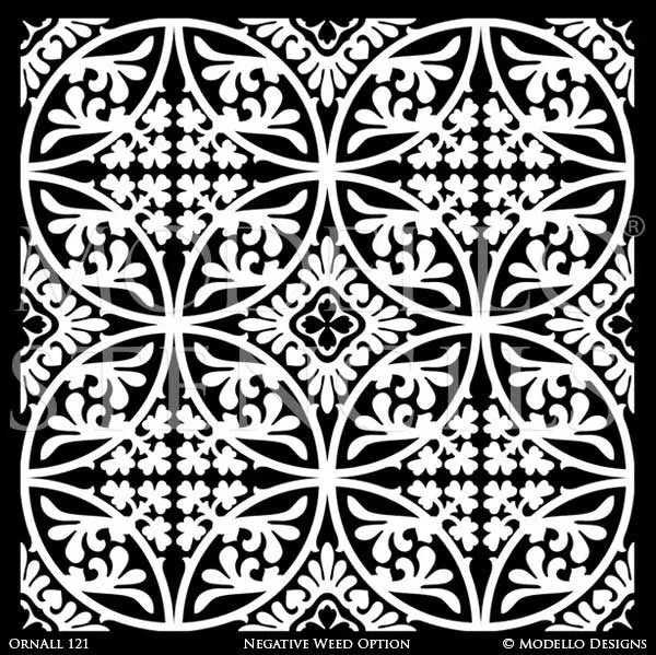 OrnAll121 Custom Vinyl Stencil