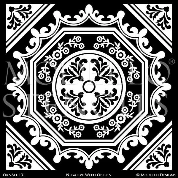OrnAll131 Custom Vinyl Stencil
